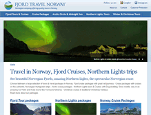 Tablet Screenshot of norway-travel.com